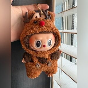 Rudolph outfit for labubu